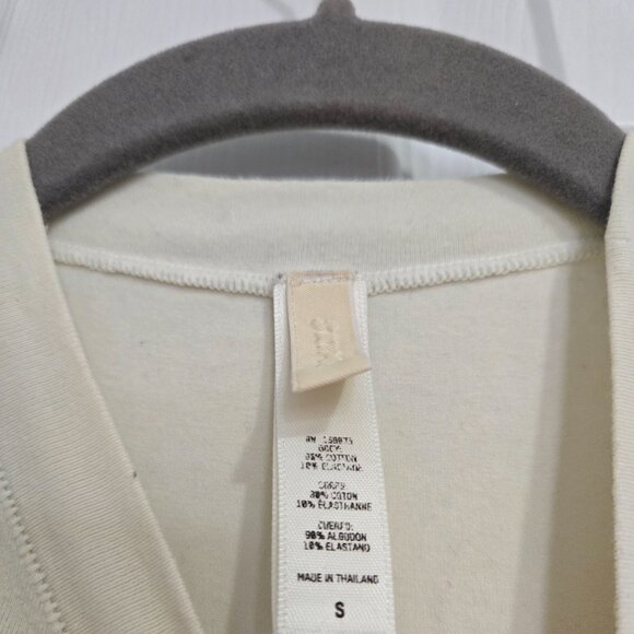 SKIMS cotton jersey mock neck tank Bone Small - Picture 5 of 7